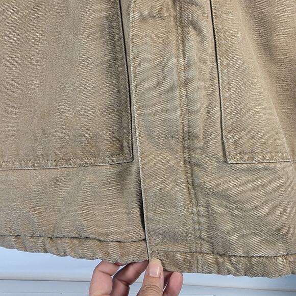 Carhartt Jacket Mens XLT Brown C26 Duck Canvas Quilted Workwear chore jacket - Picture 11 of 16